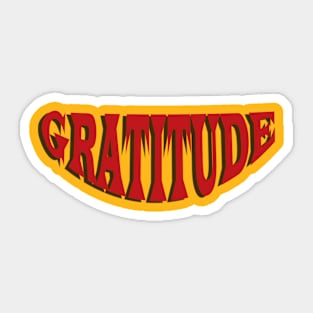 Gratitude Sticker